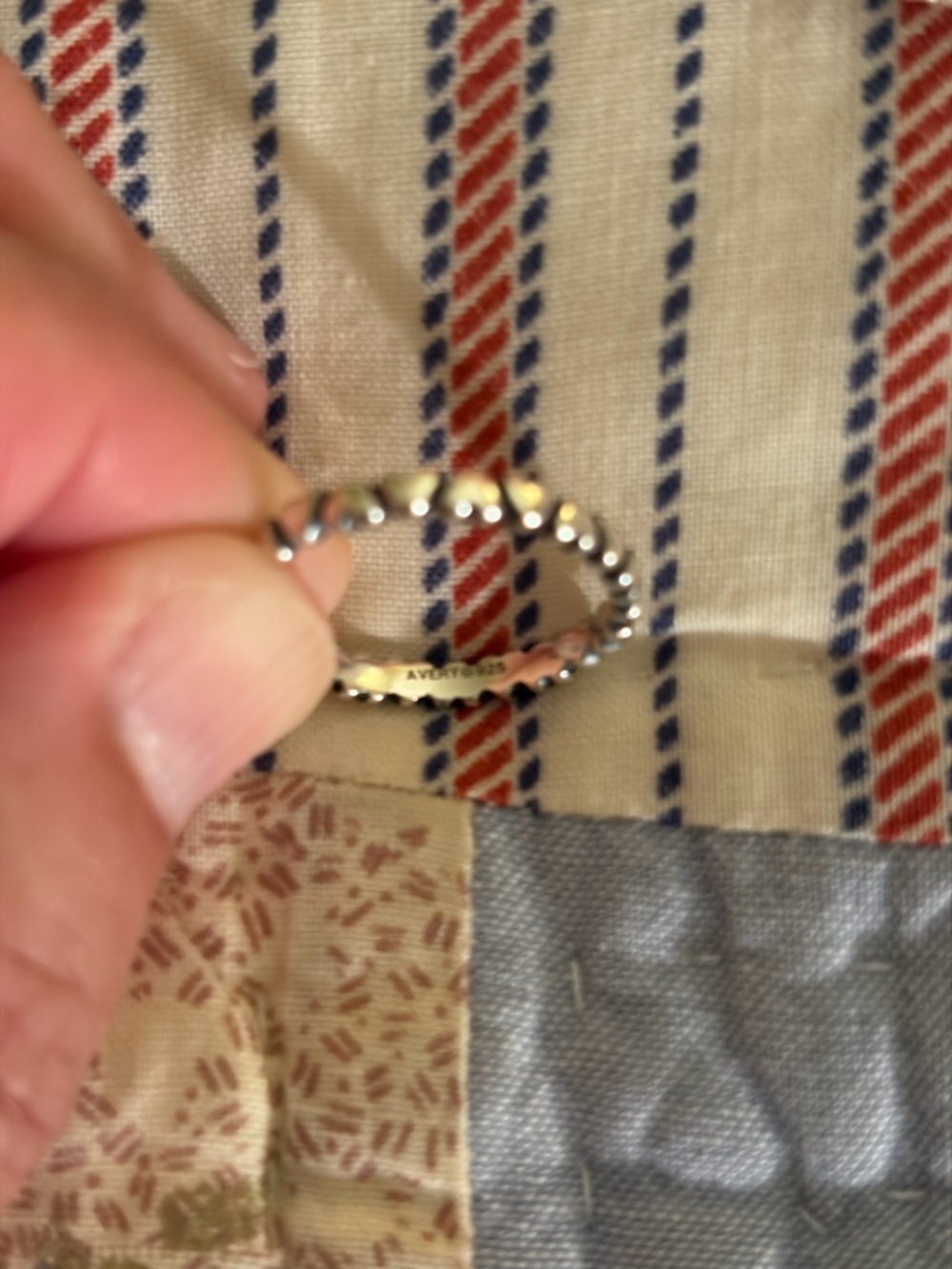 James Avery Sterling Silver Lots Of Love Band, Size 8 - Picture 3 of 4